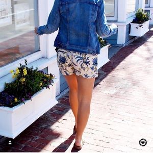 LOFT printed shorts